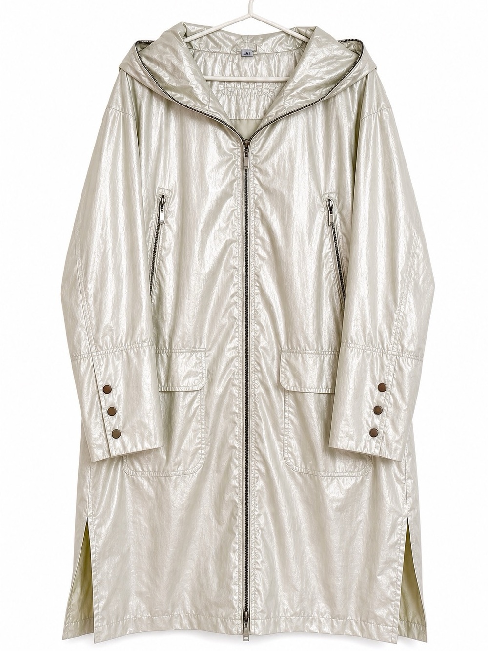Junge Denmark Metallic Pearl Hooded Rain Coat 44/14